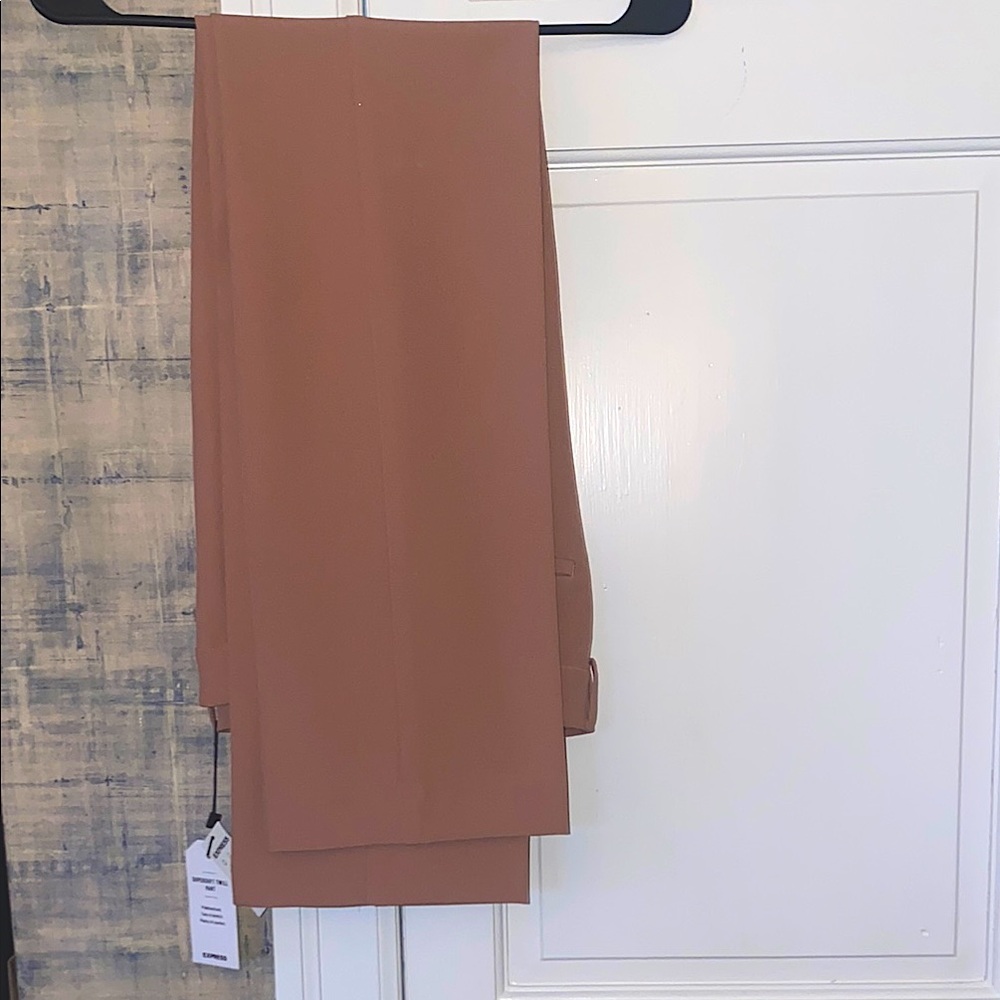 NEVER WORN W TAGS, Express Boot Low Rise SOFT TWILL Pink Pants - Picture 8 of 9